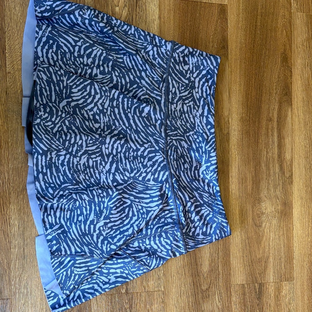 Athleta Zebra Pattern Mini Skirt - Purple and Lavender